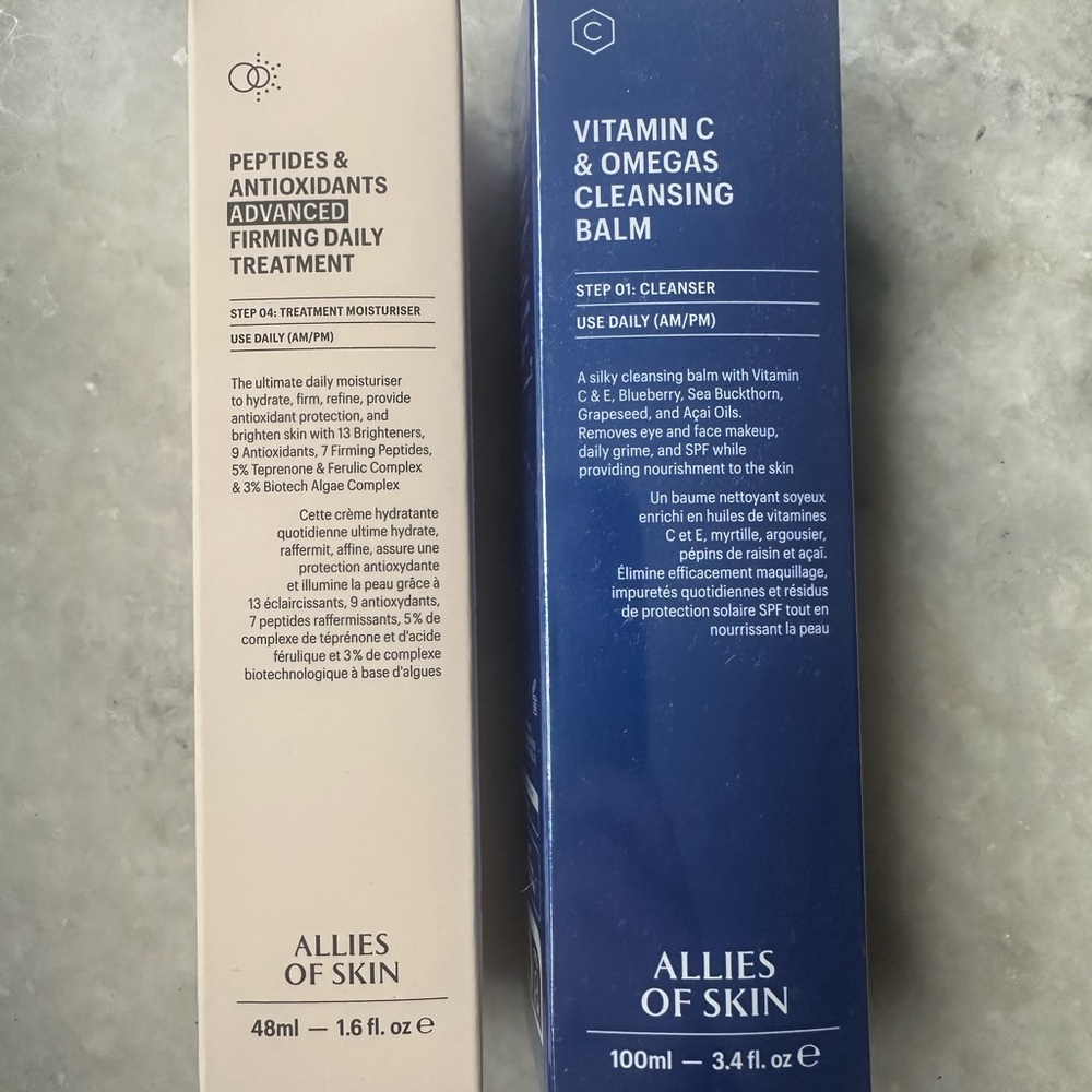 Allies of Skin ✨ Peptides & Antioxidants Firming Treatment x Vitamin C Balm